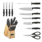 Cuisinart - ColorPro Collection 12-Piece Cutlery Set - Black