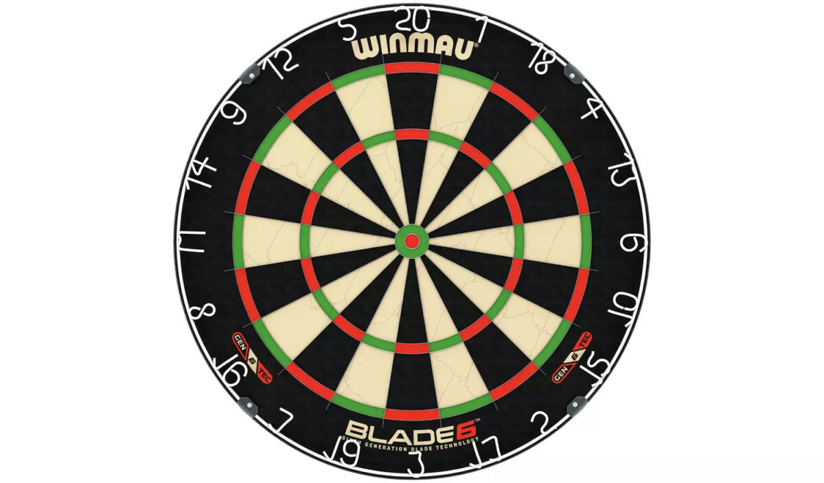 Winmau Blade 6 Professional Dartboard Surround and Darts Set