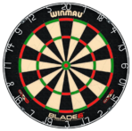 Winmau Blade 6 PDC Surround Set (Blade 6 Dartboard, PDC Surround and 6 Darts)