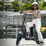 iScooter i12 Electric Scooter with Seat & Rear Basket (New)