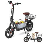 iScooter i12 Electric Scooter with Seat & Rear Basket (New)