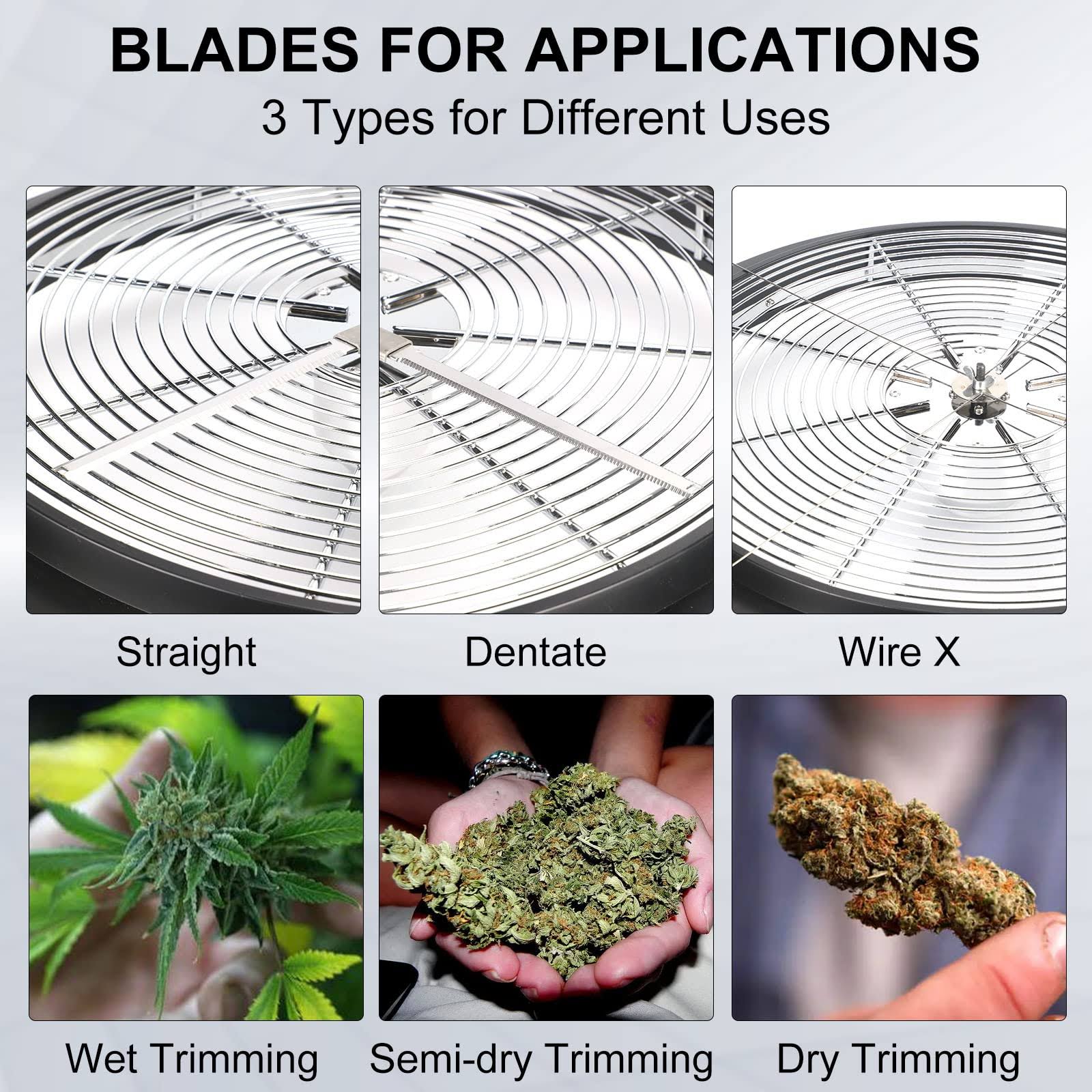 13 in Bud Leaf Bowl Trimmer, Bud Bowl Trimmer with Switchable Stainless Steel Blades & Clear Visibility Dome (New)