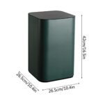 GBEVAUEIO 12L Recycling Bin, Intelligent Sensor, Large Capacity, Cover. (New)