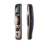 GUHKPFIX Biometric Smart Door Lock, WiFi, App Control, Fingerprint, IC Card, Q8-Gray. (New)