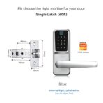 diacyxwf 2028Tuya Fingerprint Smart Door Lock, Waterproof (New)