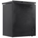 Cookology CCFZ142BK Chest Freezer, 142L, 4-Star Rating, Black, Temperature Control (New)