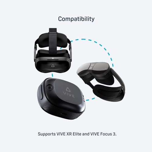 HTC VIVE Ultimate Tracker, 3 Trackers + 1 Dongle — Full-Body Tracking for VR (New)