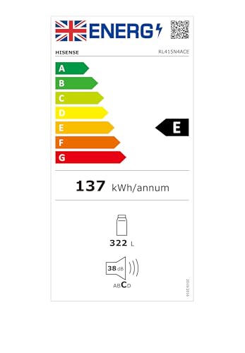 Hisense RL415N4ACE Freestanding Refrigerator, Grey (New)