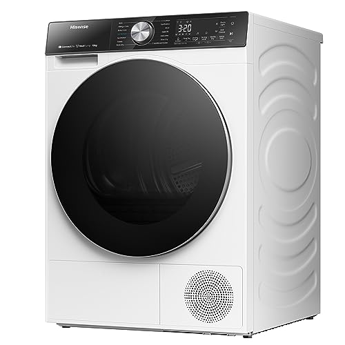 Hisense 10KG Heat Pump Tumble Dryer, WiFi, A+++ Rated, 17 Programs (New)