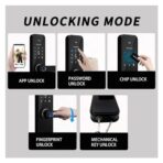 diacyxwf Tuya WiFi Smart Door Lock w/ Biometric Fingerprint (New)