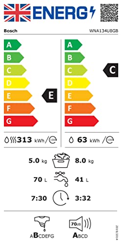 Bosch WNA134U8GB Washer Dryer, 8kg/5kg, AutoDry, SpeedPerfect (New)