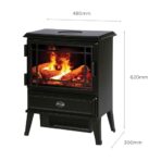 Dimplex Gosford Optimyst Electric Stove, Black, 2kW, Remote (New)