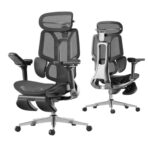 Hbada E3 Pro Ergonomic Office Chair, Big & Tall, 4D Headrest, 6D Armrests, Black. (New)