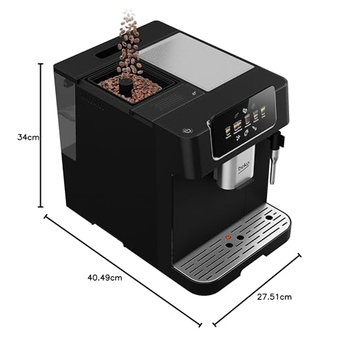 Beko CEG7302B Bean-to-Cup Coffee Machine: 19 Bar, Touch Screen, 2L. (New)