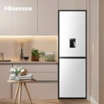 Hisense RB327N4WWE 55cm Fridge Freezer, 251L, No Frost, Water Dispenser (New)