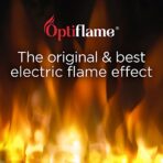 Dimplex SP16E Optiflame Electric Linear Wall Fire, 2kW, Remote (New)