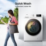 Hisense WDQA1014EVJM 10KG Washer Dryer, 1400 RPM, Inverter Motor, White (New)