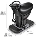 JKJZSALJ Body Shaping Trainer: Electric Horse Rider, 20-Speed, LCD Display. (New)