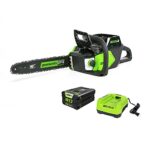 Greenworks 80V 16" Brushless Cordless Chainsaw, 2.0Ah Battery, Charger. (New)