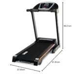 Branx Fitness Foldable StartRun Treadmill, 16.5km/h, 5hp Peak Motor (New)