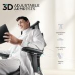 Hbada E3 Air Ergonomic Office Chair, Big & Tall, 3D Adjustable, Black. (New)