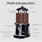 10L Commercial Hot Chocolate Maker, Electric Dispenser for Chocolate, Coffee, Tea (New)