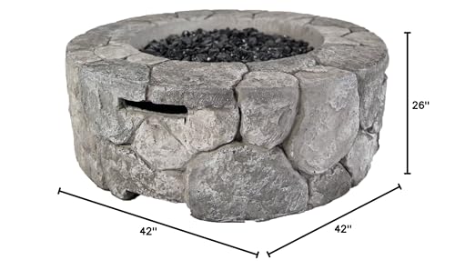 Bluegrass Edinburgh 40K BTU Propane FirePit Table, 28x9 (New)