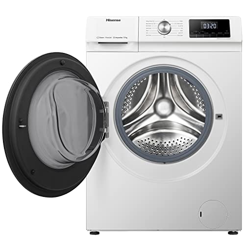 Hisense WDQA1014EVJM 10KG Washer Dryer, 1400 RPM, Inverter Motor, White (New)