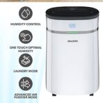 ElectriQ 20L Portable Dehumidifier: Ioniser, Humidistat, Best Buy 2017 (New)