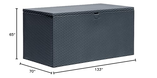 Arrow 4' x 2' Spacemaker 134 Gallon Steel Storage Deck Box (New)