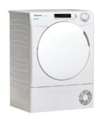 Candy CSEC9DF80 9kg Condenser Tumble Dryer, Sensor Dry, Smart, 14 Programs, White (New)