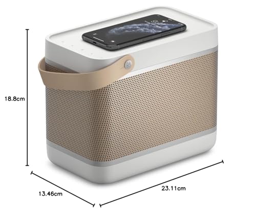 B&O Beolit 20: Portable Bluetooth Speaker, 360° Sound, Qi Charging. (New)