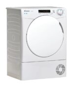 Candy CSEC8DF80 8kg Condenser Tumble Dryer, Sensor Dry, 14 Programs, White (New)