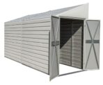 Arrow Yardsaver Compact Galvanized Steel Storage Shed with Pent Roof, 4' x 10' (New)