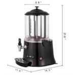 10L Commercial Hot Chocolate Maker, Electric Dispenser for Chocolate, Coffee, Tea (New)