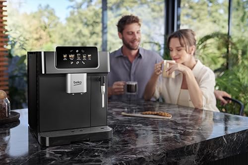 Beko CEG7302B Bean-to-Cup Coffee Machine: 19 Bar, Touch Screen, 2L. (New)