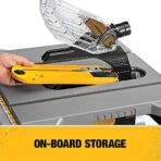 DEWALT Table Saw for Jobsites, 8-1/4 Inch, 15 Amp (DWE7485) (New)