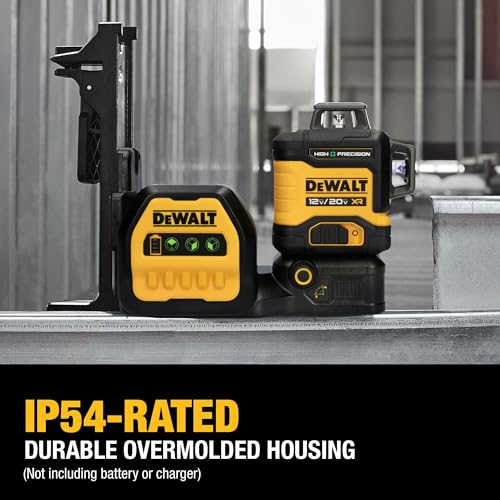 DEWALT 12V/20V MAX XR Line Laser, 3x360° Green, Battery & Charger Included (DCLE34033D1) (New)