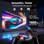 4K Smart Projector with 5G WiFi, Bluetooth & Auto Keystone (New)