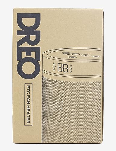 Dreo 1500W Electric Heater, Silent, Portable, 3 Modes, Gold (New)