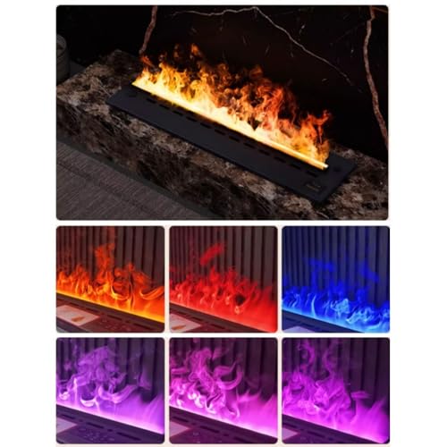 BGFYUSF 3D Electric Fireplace: 150cm, Remote, 7 Color Flame, Overheating Protection. (New)