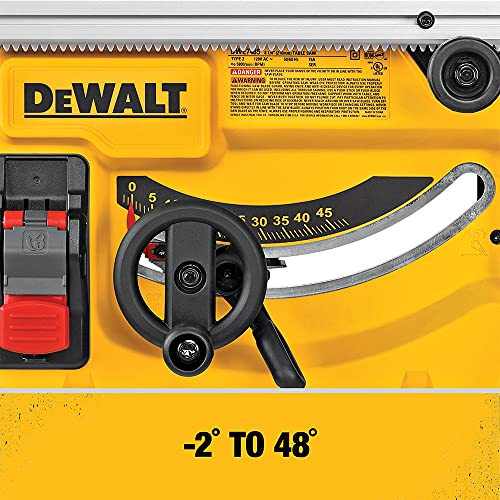 DEWALT Table Saw for Jobsites, 8-1/4 Inch, 15 Amp (DWE7485) (New)