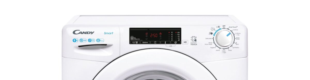 Candy CS149TW4/1-80 9kg Freestanding Washing Machine with 1400 rpm - White - B Rated (New)