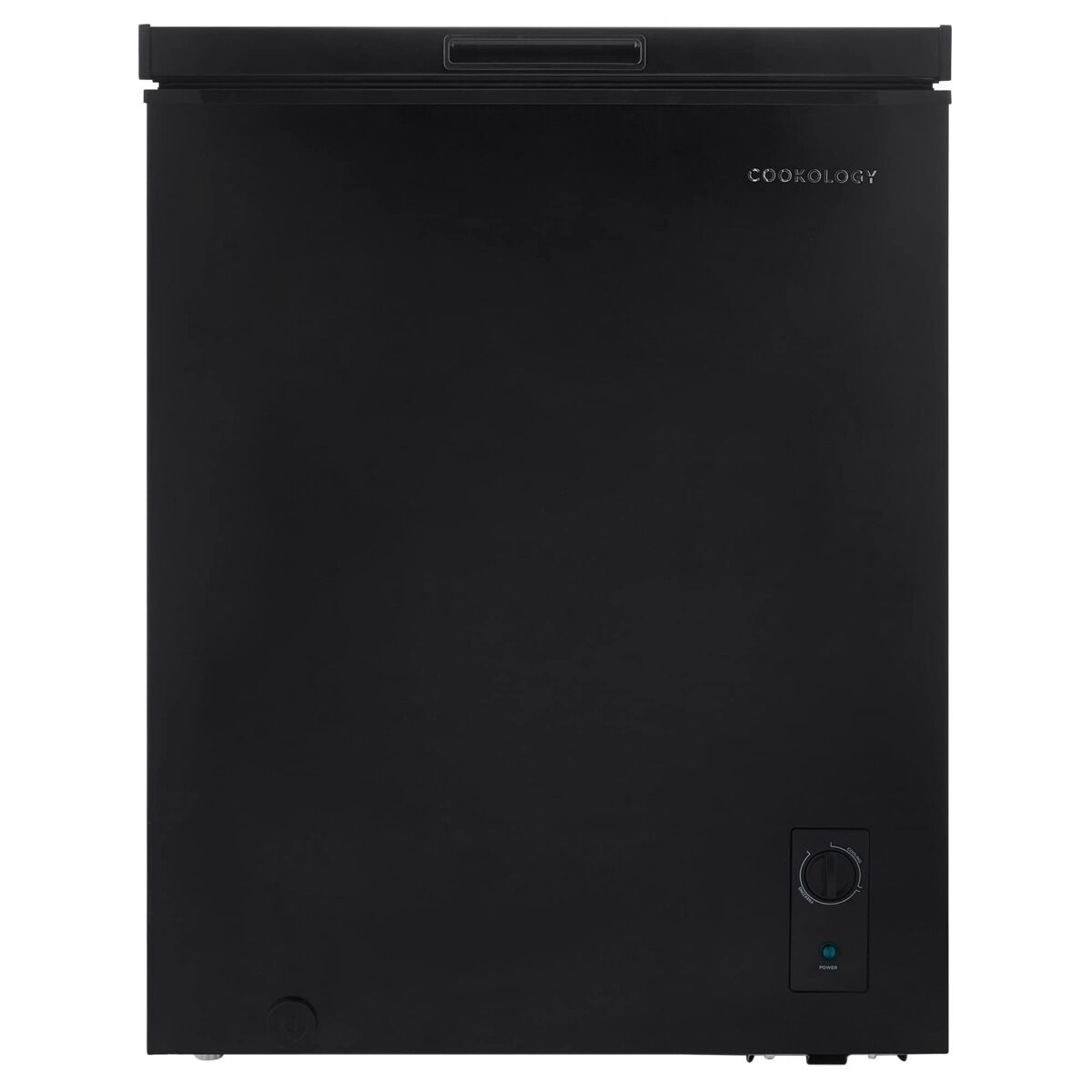 Cookology CCFZ142BK Chest Freezer, 142L, 4-Star Rating, Black, Temperature Control (New)