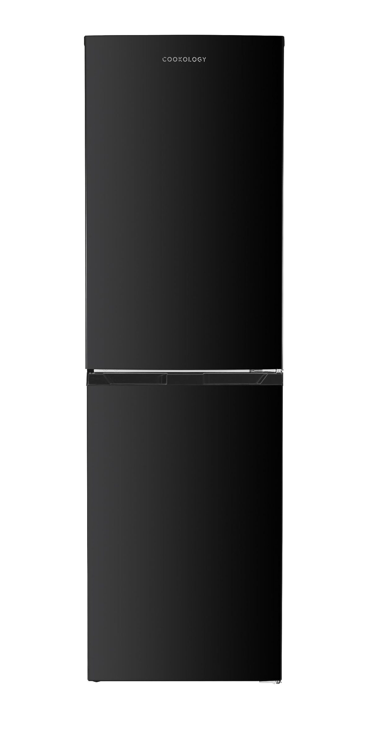 Cookology CFF2475050BK 244L Frost-Free 50/50 Fridge Freezer, Adjustable Temp, Black (New)