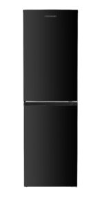 Cookology CFF2475050BK 244L Frost-Free 50/50 Fridge Freezer, Adjustable Temp, Black (New)