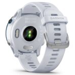 Garmin Forerunner 255, GPS Running Smartwatch, Music, 14-day Battery, White. (New)