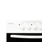 Haden Electric Cooker 60cm, 90L Double Oven, 4-Zone Ceramic Hob, White. (New)