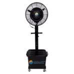 Cool-Off™ 10 Gallon Tropic Breeze Misting Fan, 90° Oscillation, Black (New)