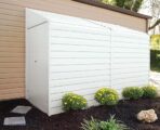 Arrow Yardsaver Compact Galvanized Steel Storage Shed with Pent Roof, 4' x 10' (New)